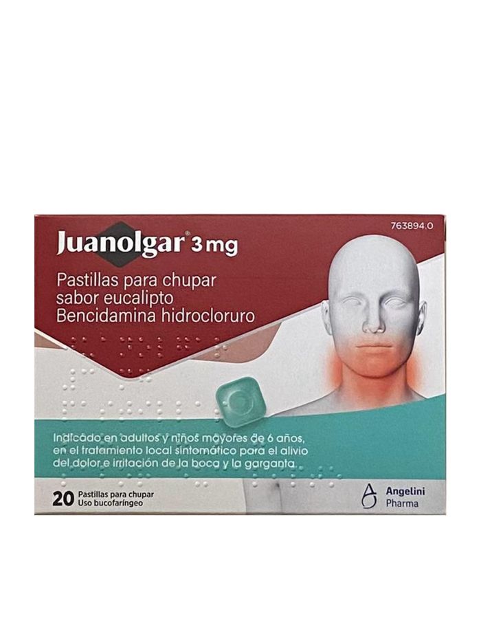 Juanolgar Eucalipto 20 Pastillas para Chupar