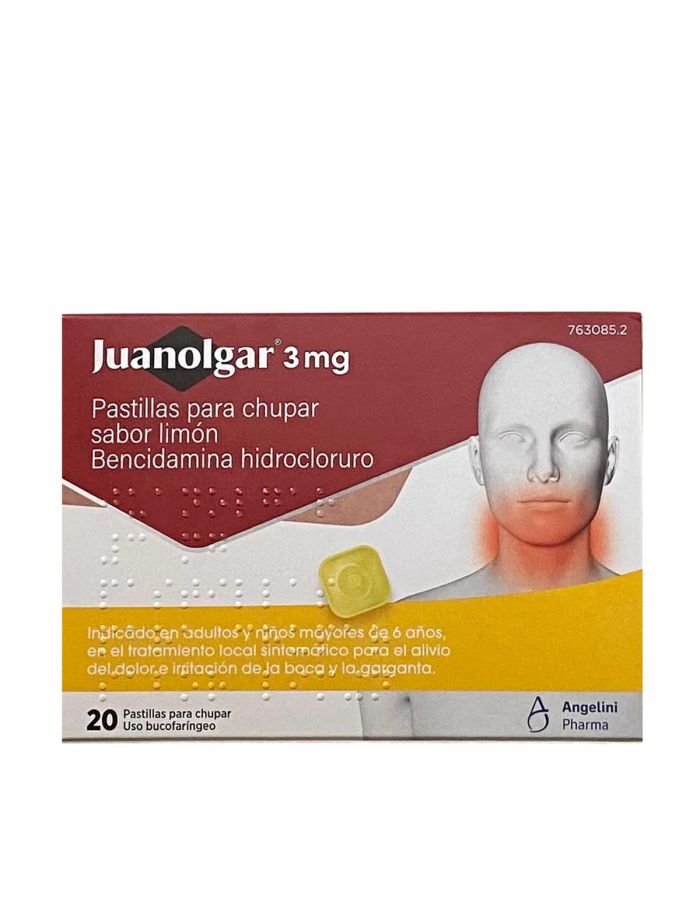 Juanolgar Limón 20 Pastillas para Chupar