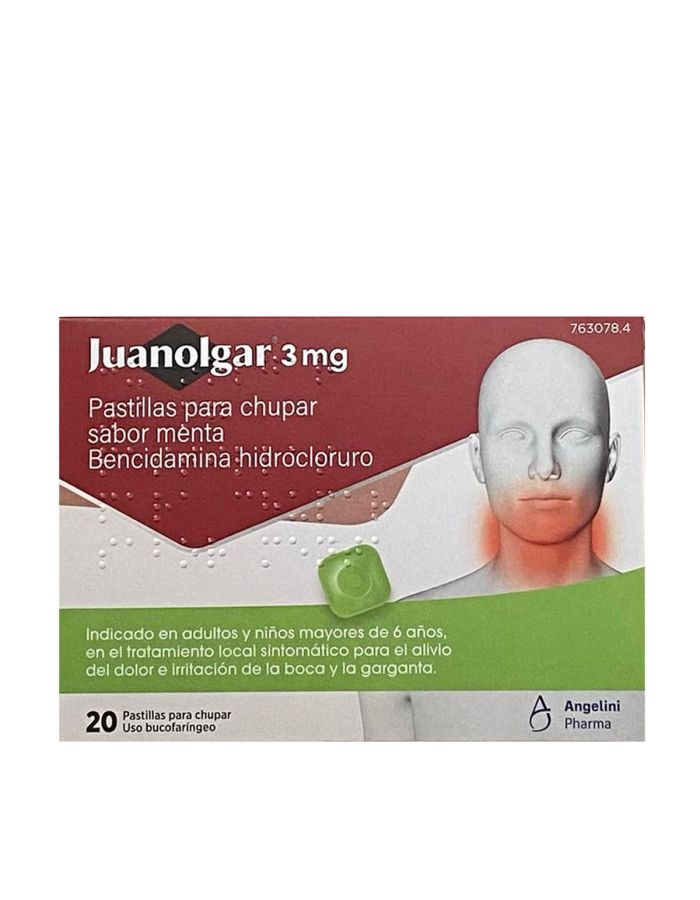 Juanolgar Menta 20 Pastillas para Chupar