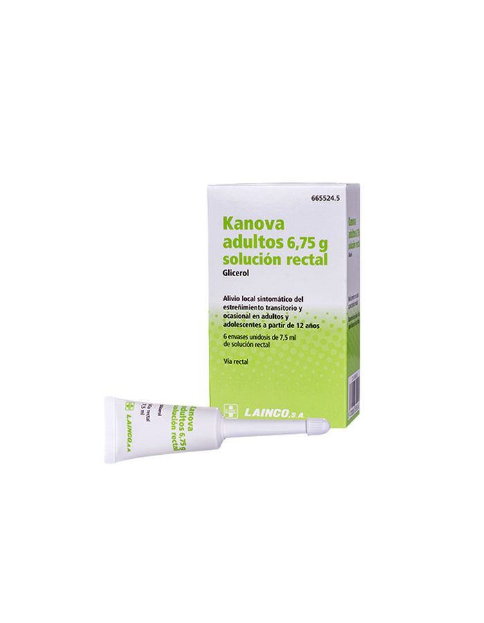 Kanova Adultos 6 Enemas Solución Rectal