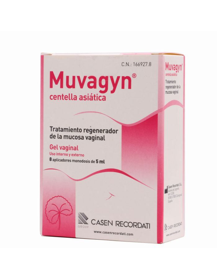 Muvagyn Centella Asiática Gel Vaginal 8 Aplicadores Monodosis Casen