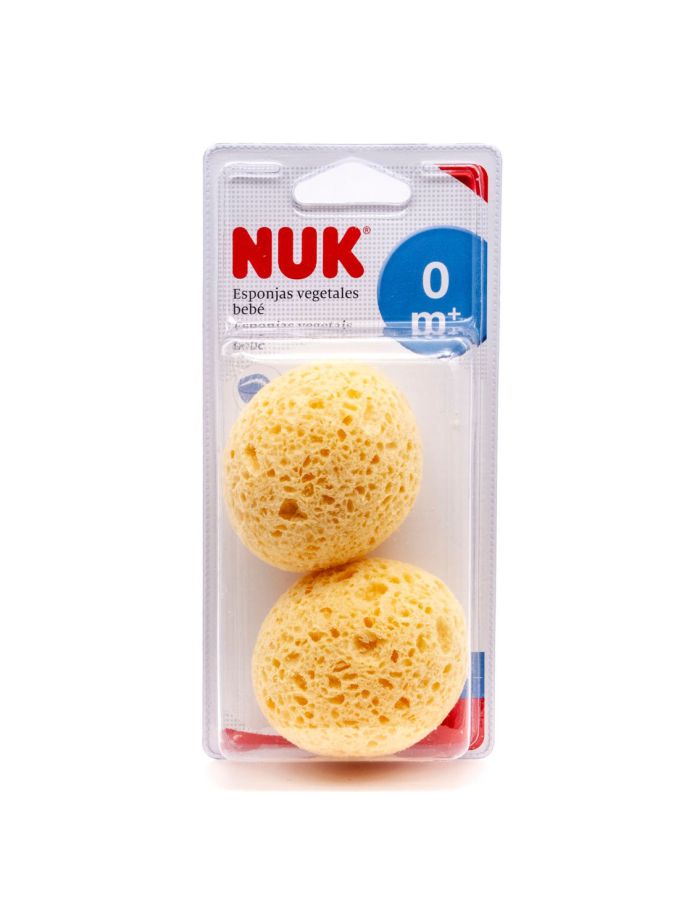 Nuk Esponjas Vegetales Bebé 0m+ 2Uds