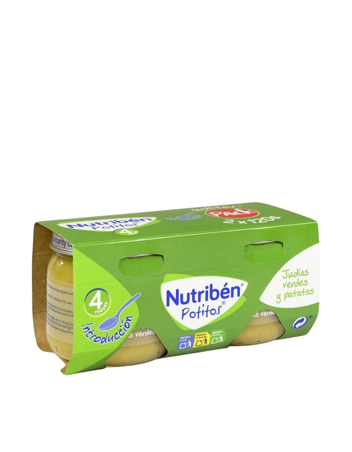 Nutriben Potitos Introducción Judías Verdes y Patatas 120g x 2                                      