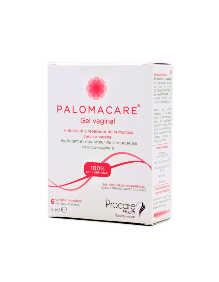 Palomacare Gel Vaginal 6 Cánulas Monodosis Procare
