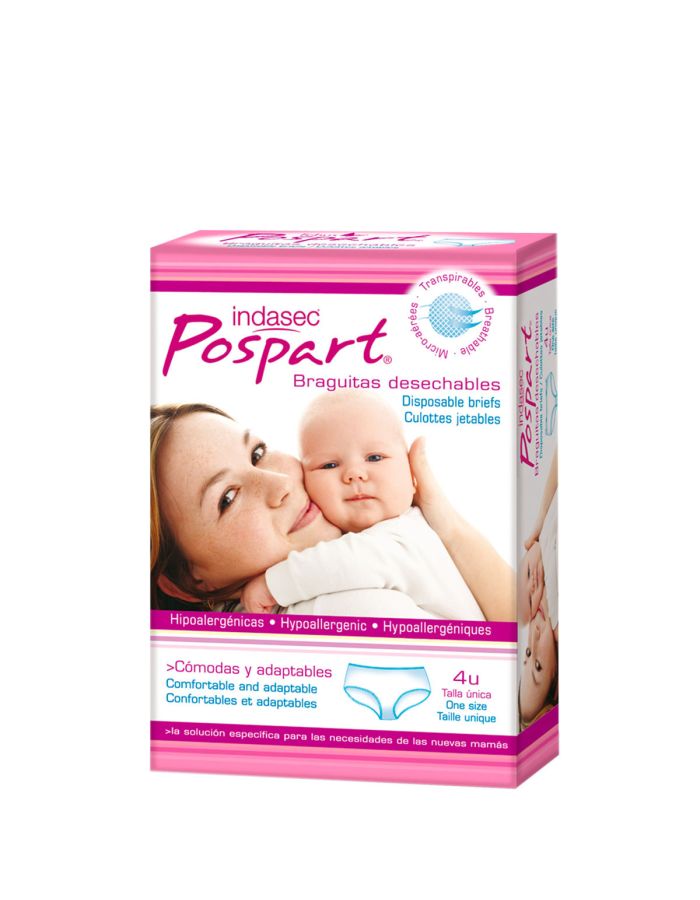 
Pospart Braguitas Desechables Talla Única 4 Braguitas
