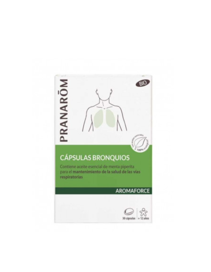 Pranarom Cápsulas Bronquios 30 Cápsulas Aromaforce