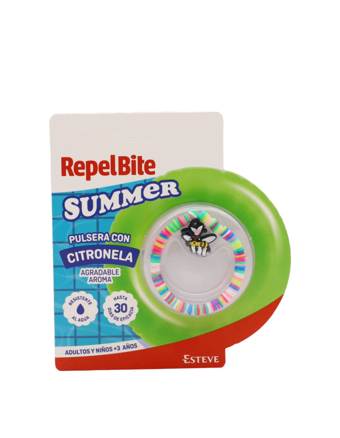 Repel Bite Summer Pulsera con Citronela
