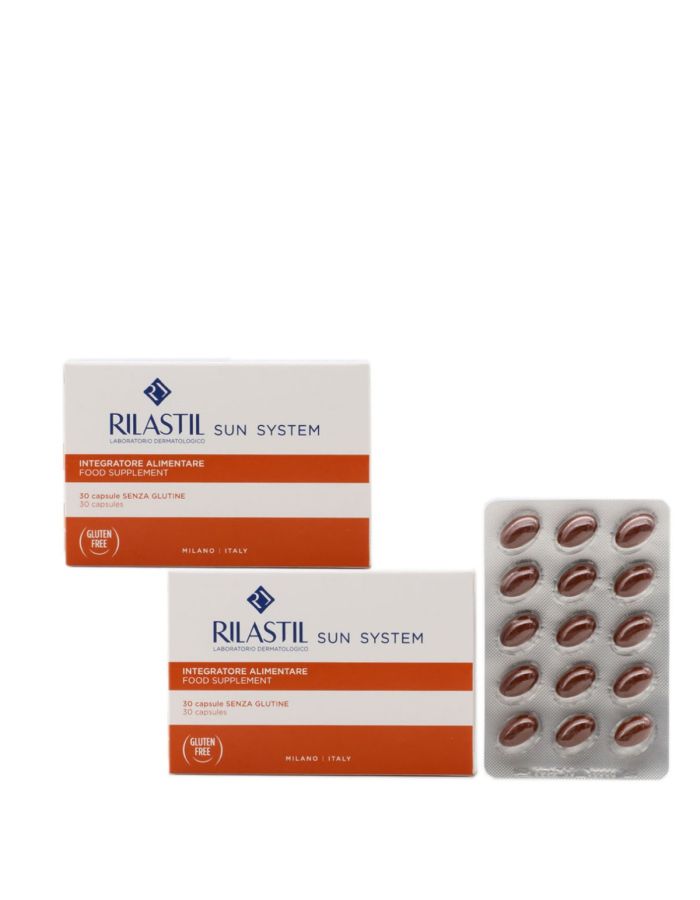 Rilastil Sun System Complemento Alimenticio 30 Cápsulas x 2 Duplo