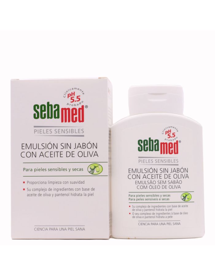 SebaMed Emulsión Sin Jabón con Aceite de Oliva 200ml