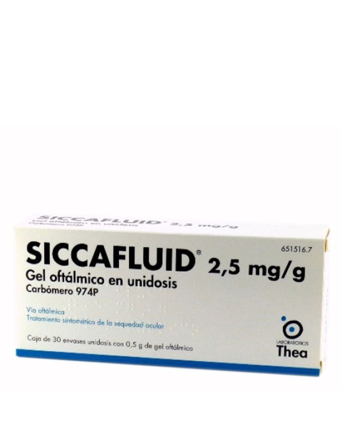 Siccafluid Gel Oftálmico 30 Monodosis