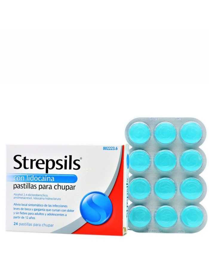 Strepsils con Lidocaína 24 Pastillas para Chupar