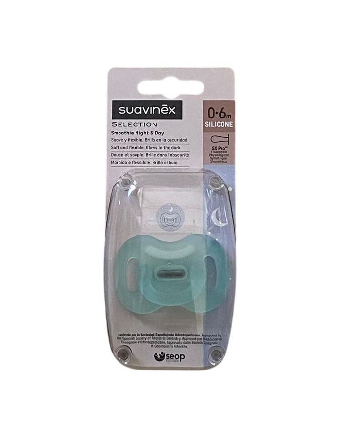Suavinex Chupete Todosilicona Smoothie Night & Day 0-6m 