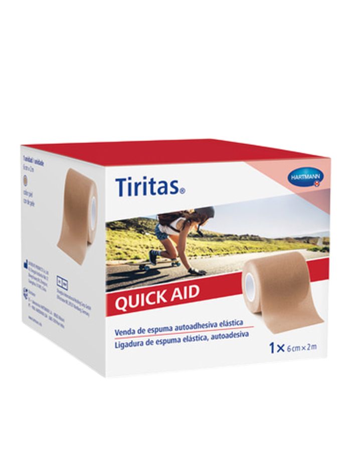 Tiritas Quick Aid Color Piel 6 cm x 2 m 