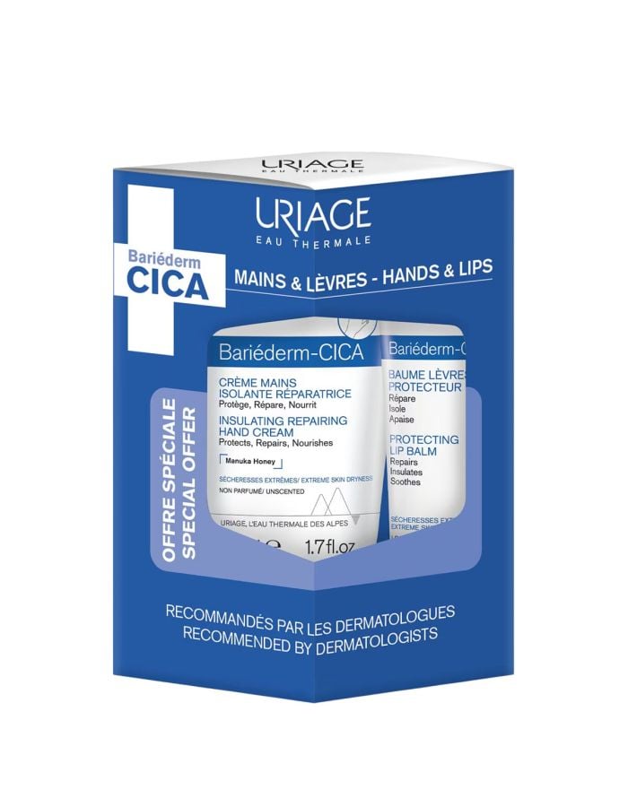 Uriage Bariederm Cica Manos y Labios Pack