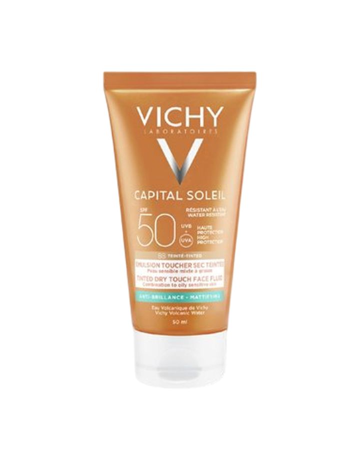Vichy Capital Soleil Crema Rostro Tacto Seco con Color SPF50 50ml 