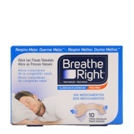 Breath Right Tiras Nasales Peq/Med Clásicas 10 Tiras