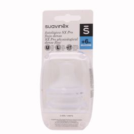 Suavinex Tetina Fisiologica SX Pro Silicona Flujo Denso +6m 2uds