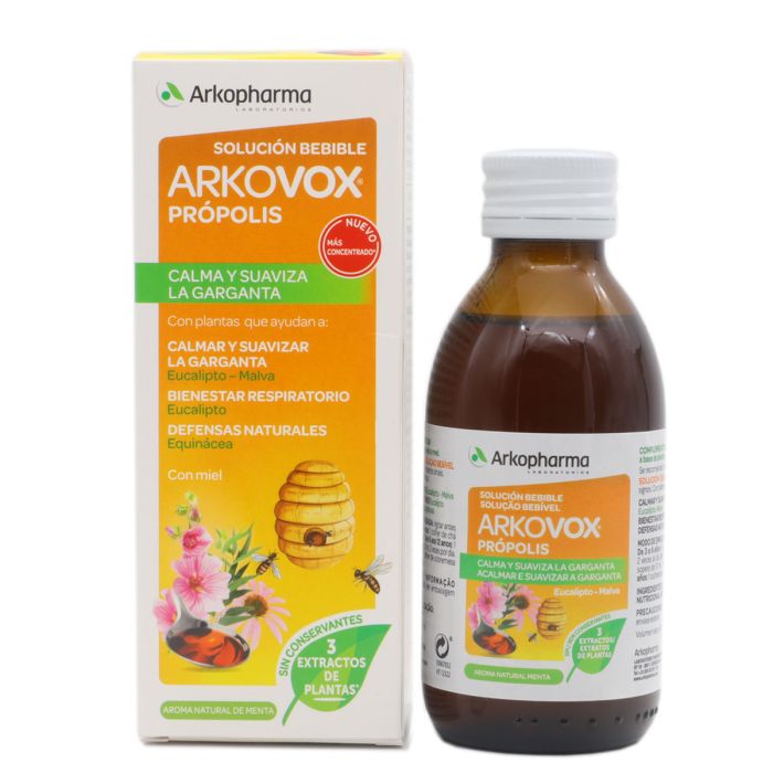 Arkovox Jarabe Própolis 140ml Sabor Menta Arkopharma