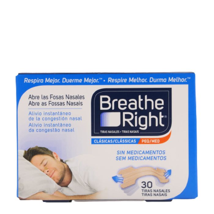 Breathe Right Tiras Nasales Natural Regular 30