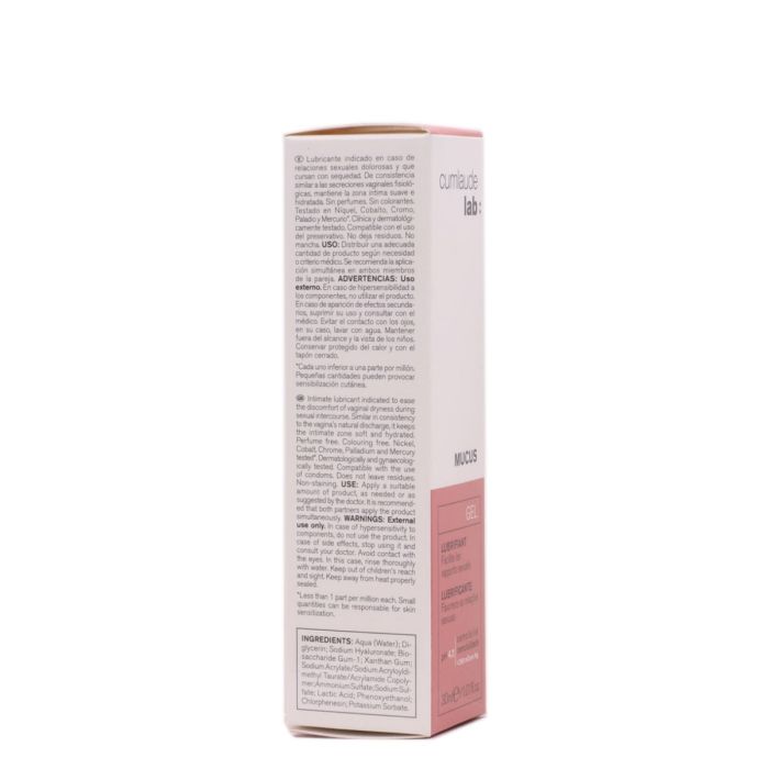 mucus gel lubricante que contiene Parker Aquagel Lubricating Gel