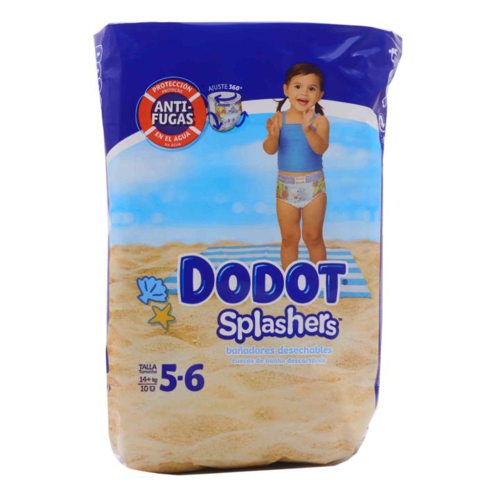 Dodot Splashers Bañadores Desechables Talla 5 +14kg 10 Pañales