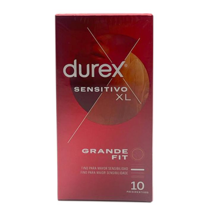 DUREX SENSITIVO XL EXTRA GRANDE EXTRA LUBRICADO 10 U. - Parafarmacia