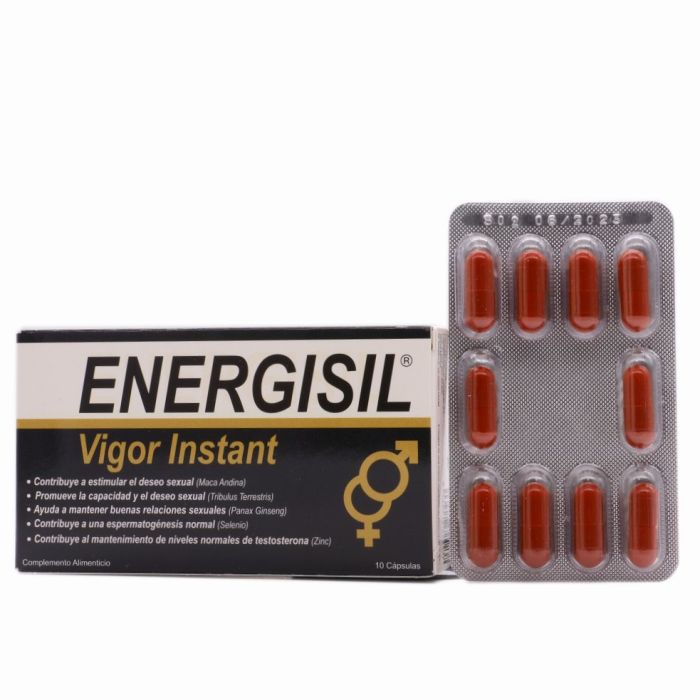 Energisil vigor instant promueve la capacidad y deseo sexual