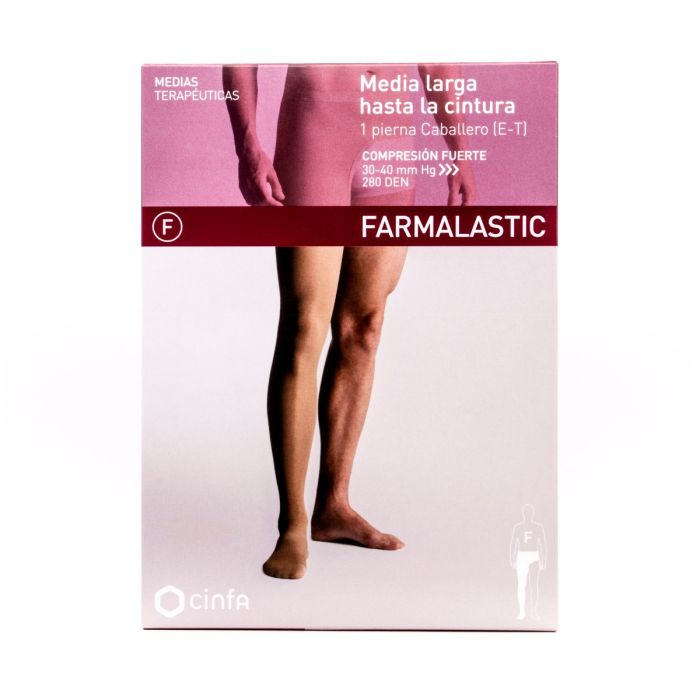 Farmalastic Panty caballero compresión fuerte(30-40 mmHg) BEIGE.