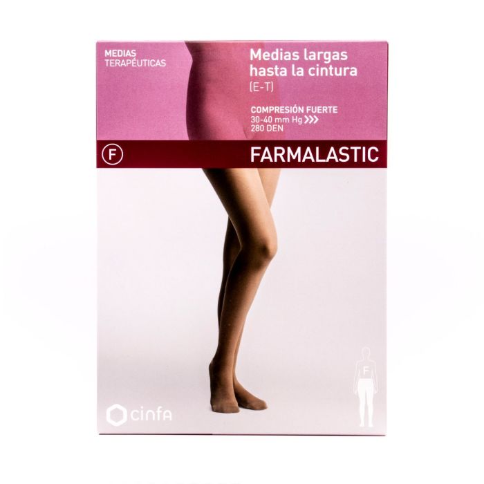 Farmalastic Panty Media Compresión Normal Beige Talla P