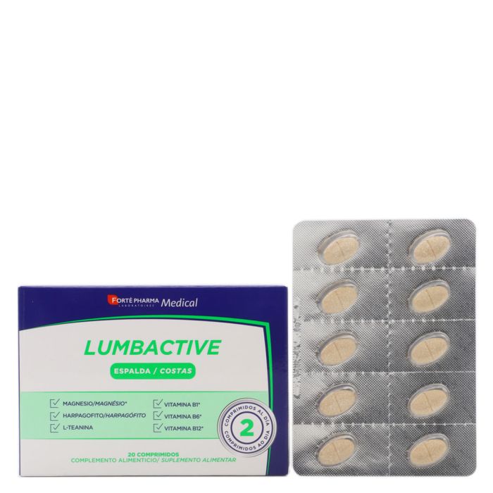 Forté Pharma Lumbactive 20 Comprimidos — Farmacia Núria Pau
