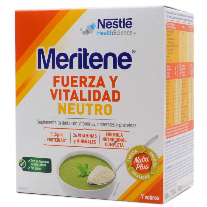 Meritene Fuerza y Vitalidad Neutro 7 Sobres