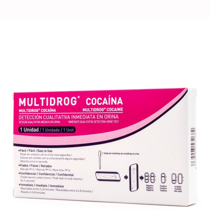 Multidrog Test de Cocaína 1Test detección inmediata en orina