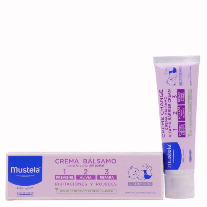 Mustela Crema Bálsamo para la Zona del Pañal 1 2 3 50 ml