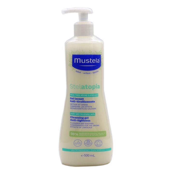 Pack Mustela Aceite De Baño Stelatopia 500ml + Crema Emoliente Stelatopia  40ml