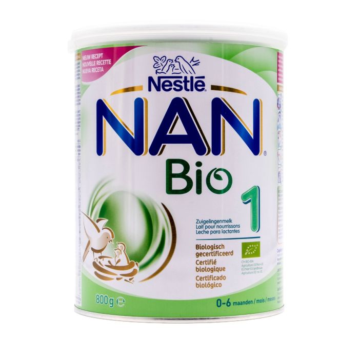 Nestlé Nan Bio 1 800g con certificado biológico