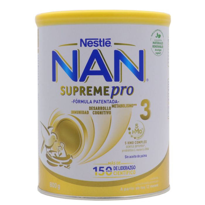 Nestlé Nan Supreme Pro 3 800g leche de crecimiento