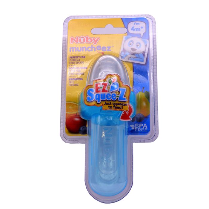 Chupete Para Fruta Nuby Bebe Red Tapa Plastica Libre Bpa