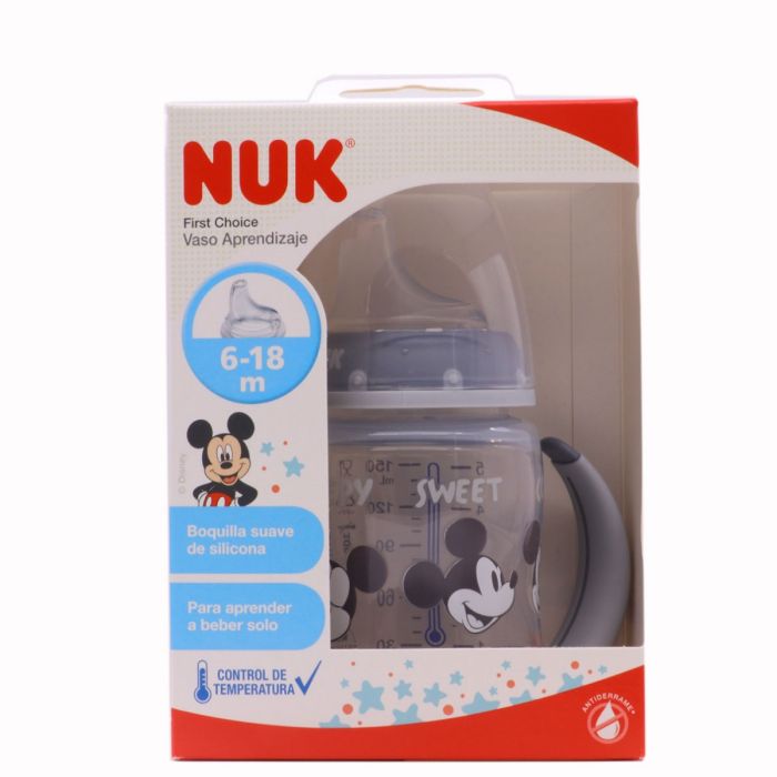 NUK VASO APRENDIZAJE VIOLETA CONTROL DE TEMPERATURA x150 ml - Farmacia  Dardati