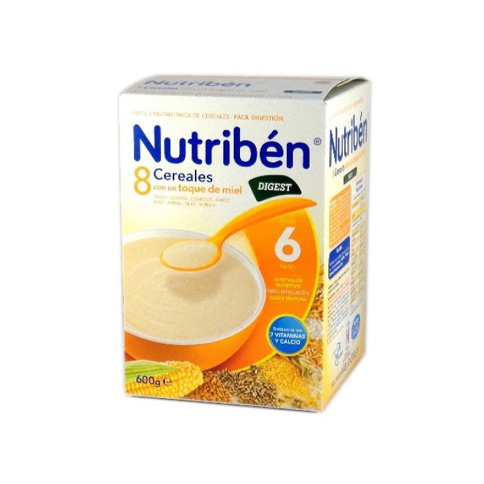 Nutribén 8 Cereales y Miel Digest 600g