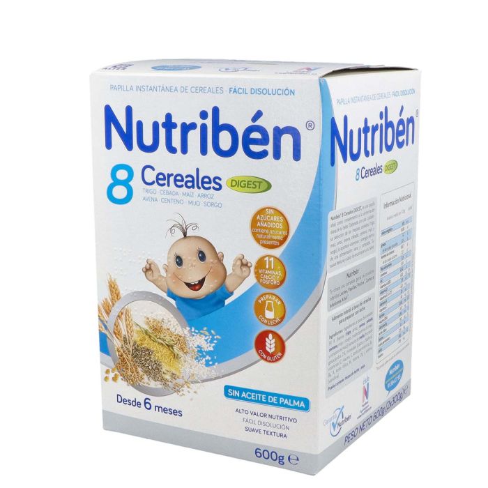 Leches - papillas: Nutriben Innova 8 Cereales Extra fibra 600 g
