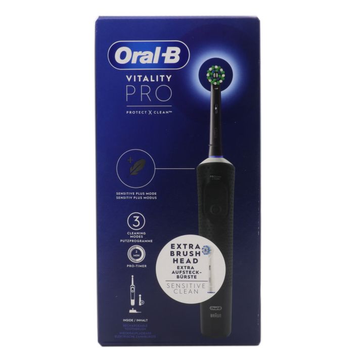 Cepillo de Dientes Eléctrico - Oral-B Vitality Pro, 3 modos de