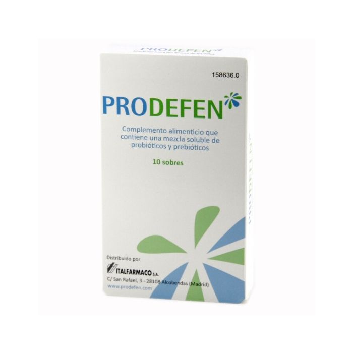 Prodefen plus probioticos y prebioticos para el sistema digestivo