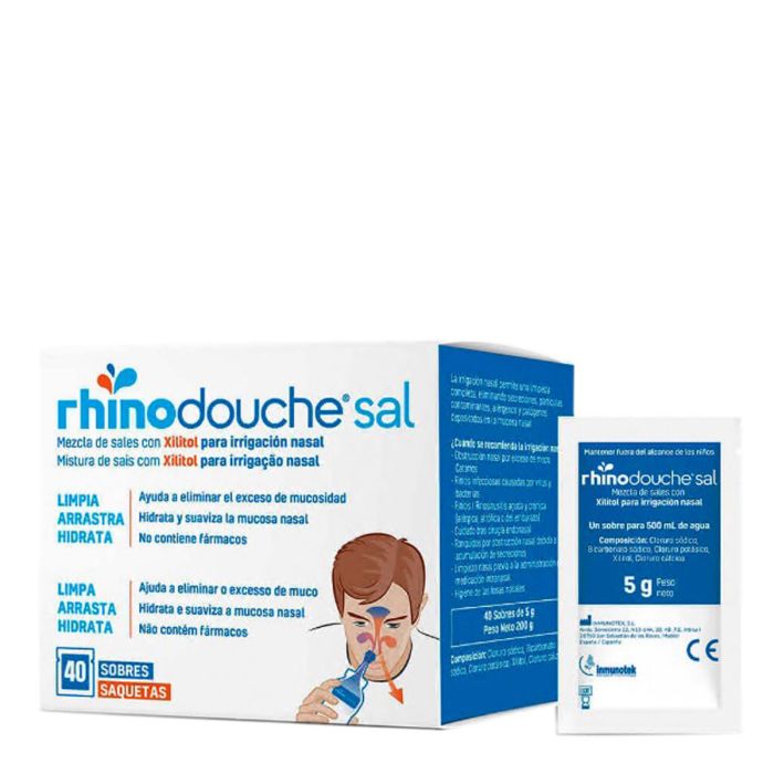 Comprar Rhinodouche Sal, 40 Sobres