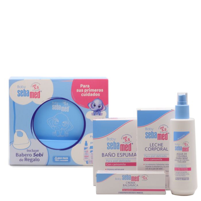 SebaMed Baby Canastilla con Babero Sebi de Regalo