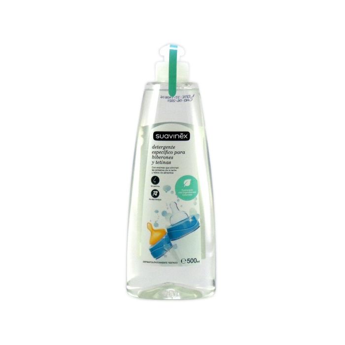 SUAVINEX Pack de 2 botellas de detergente de 500 ml para biberones