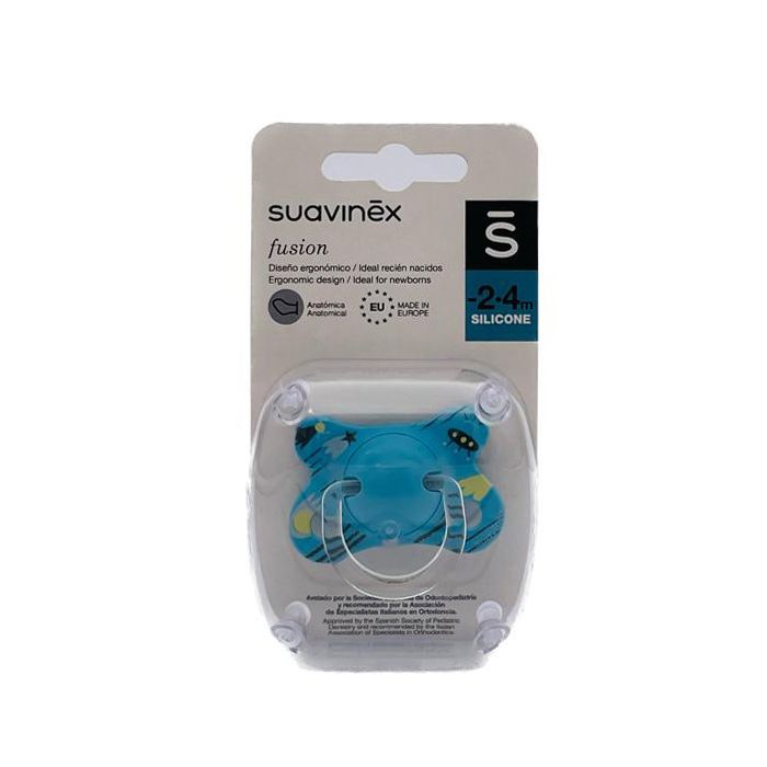 Suavinex Chupete Fusion Tetina Silicona Anatómica -2 a 4m