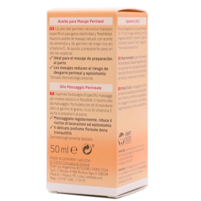 Weleda Aceite para Masaje Perineal 50 ml| Farmasoler