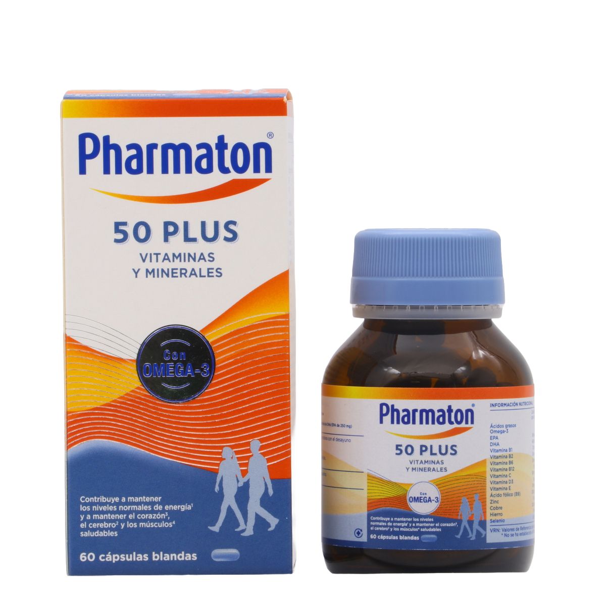 Pharmaton 50 Plus 60 Cápsulas| Farmasoler