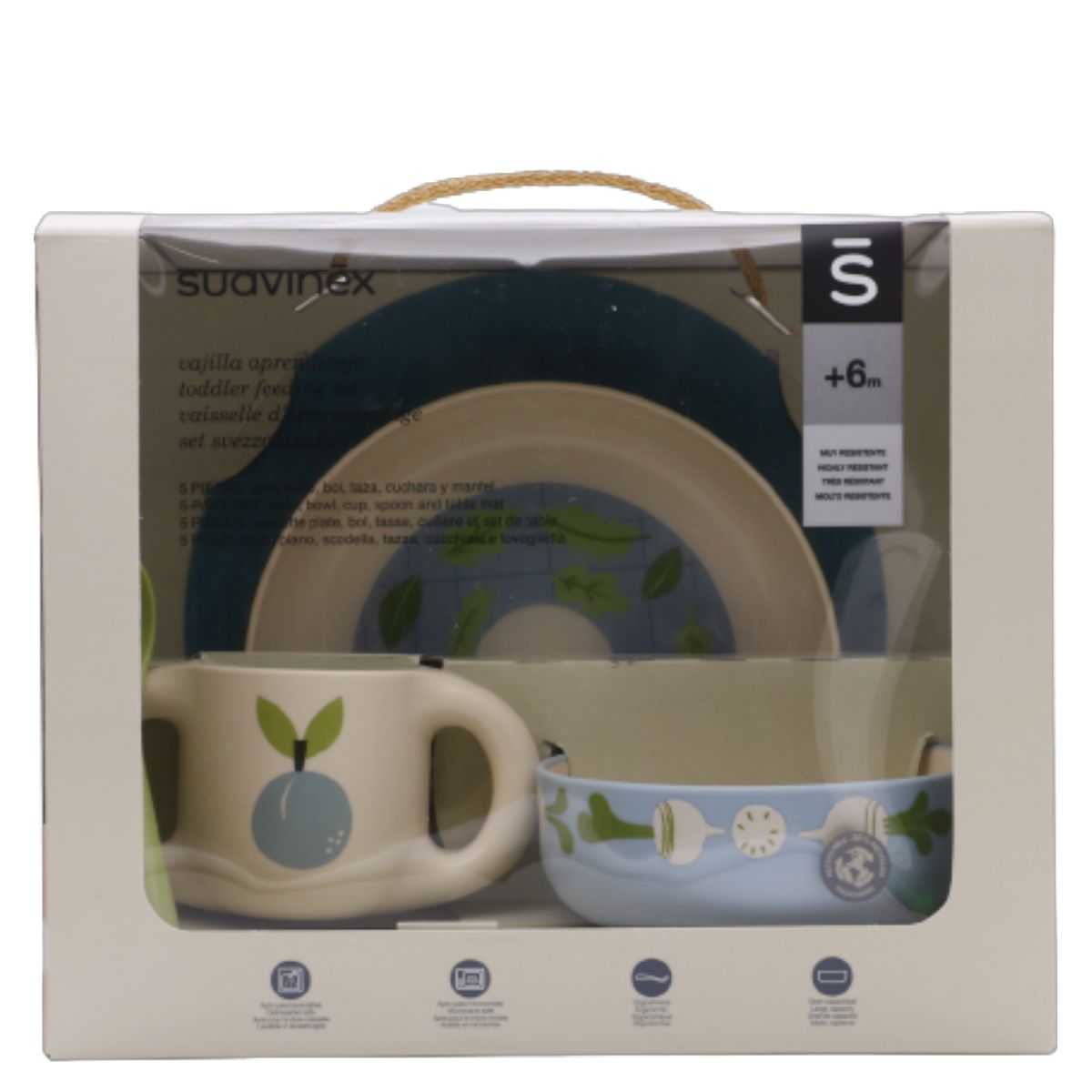 Suavinex Vajilla Aprendizaje Verde +6m Hygge Baby