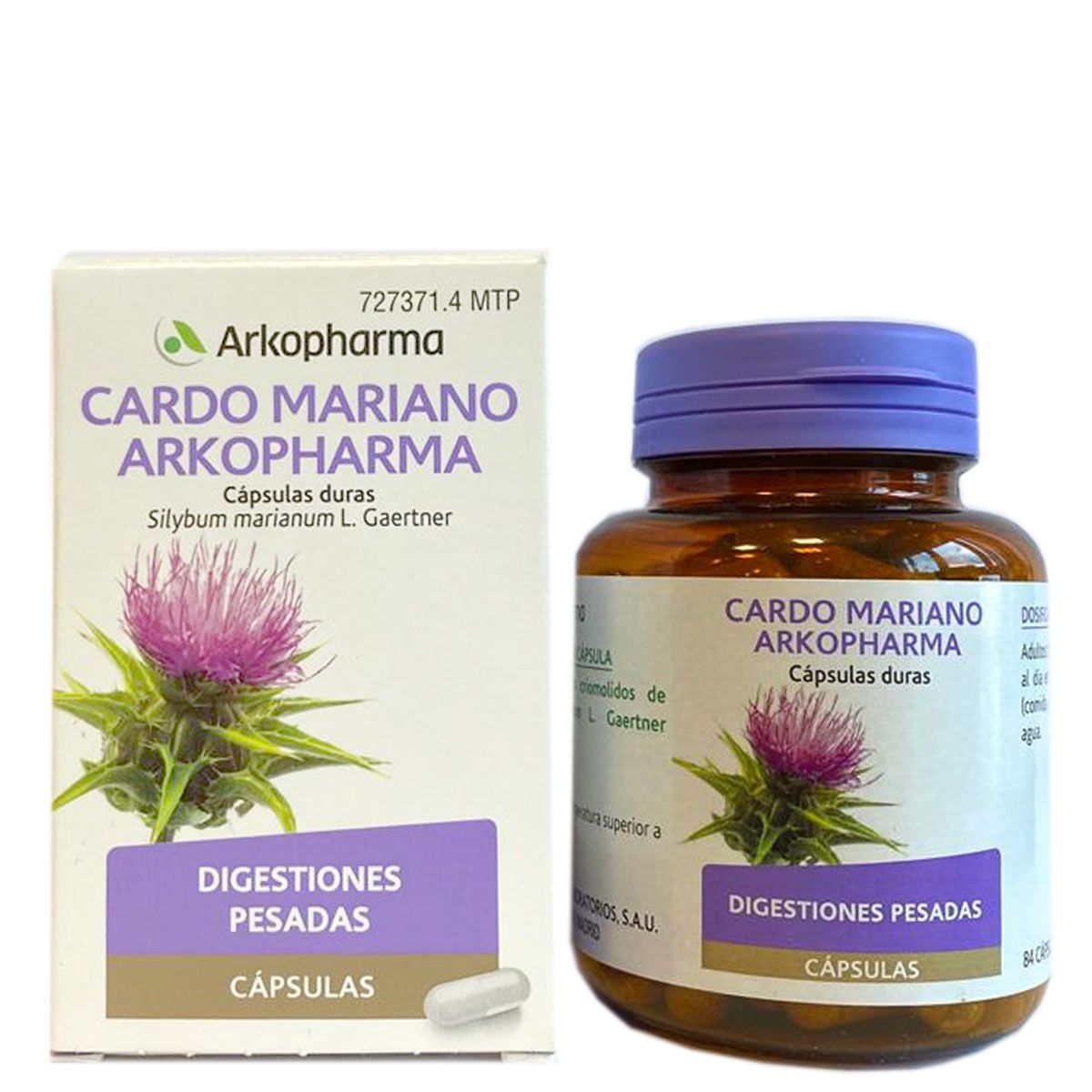Cardo Mariano Arkopharma 300 mg 100 Cápsulas